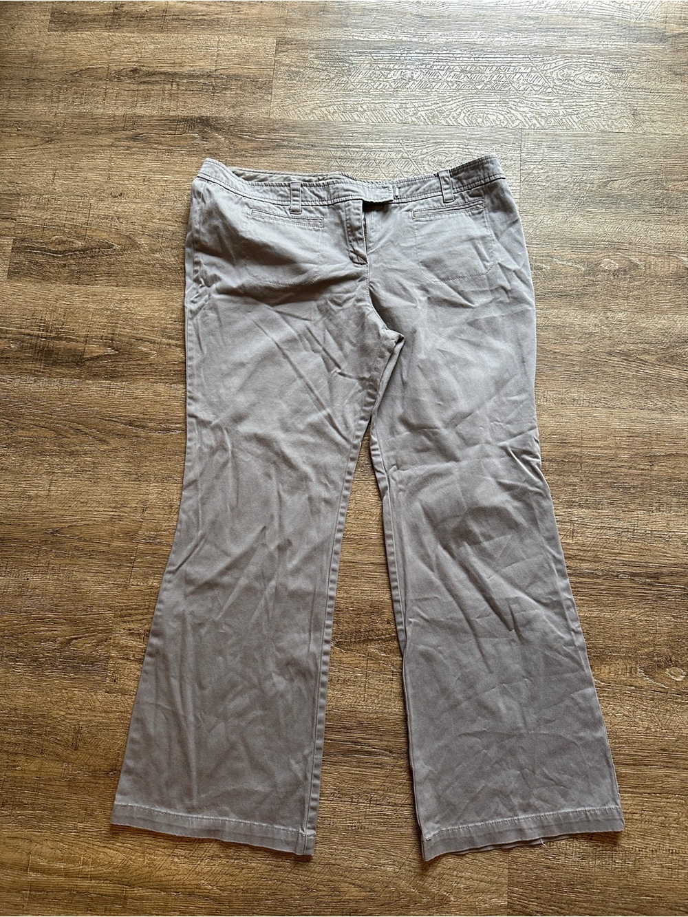 New York & Company Gray-Flared Bootcut Pants